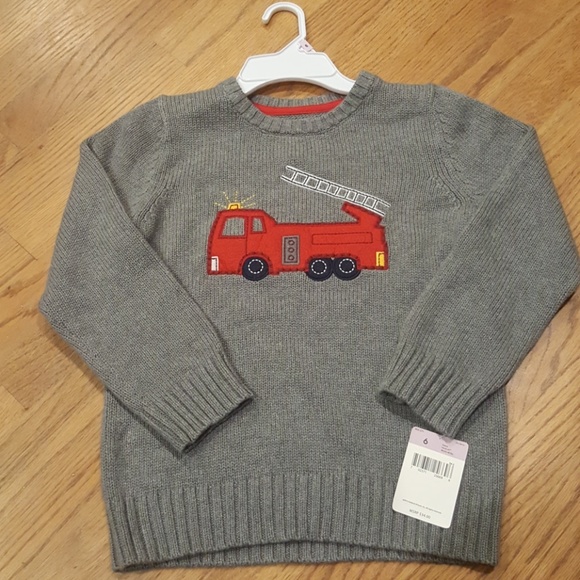 OshKosh B'gosh Other - NWT Osh Gosh B'gosh Fire truck Sweater
